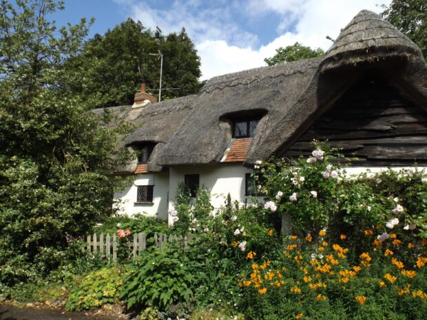 Thatched cottage in Rushden (Herts)