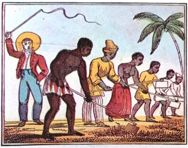 Illustration from The Black Man’s Lament, Amelia Opie, 1826