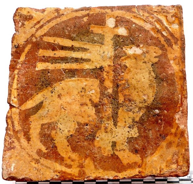 Encaustic floor tile
