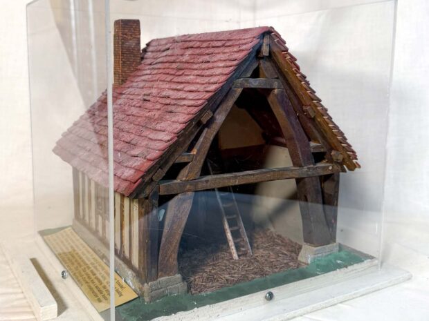 Model Of A Cruck Framed Cottage