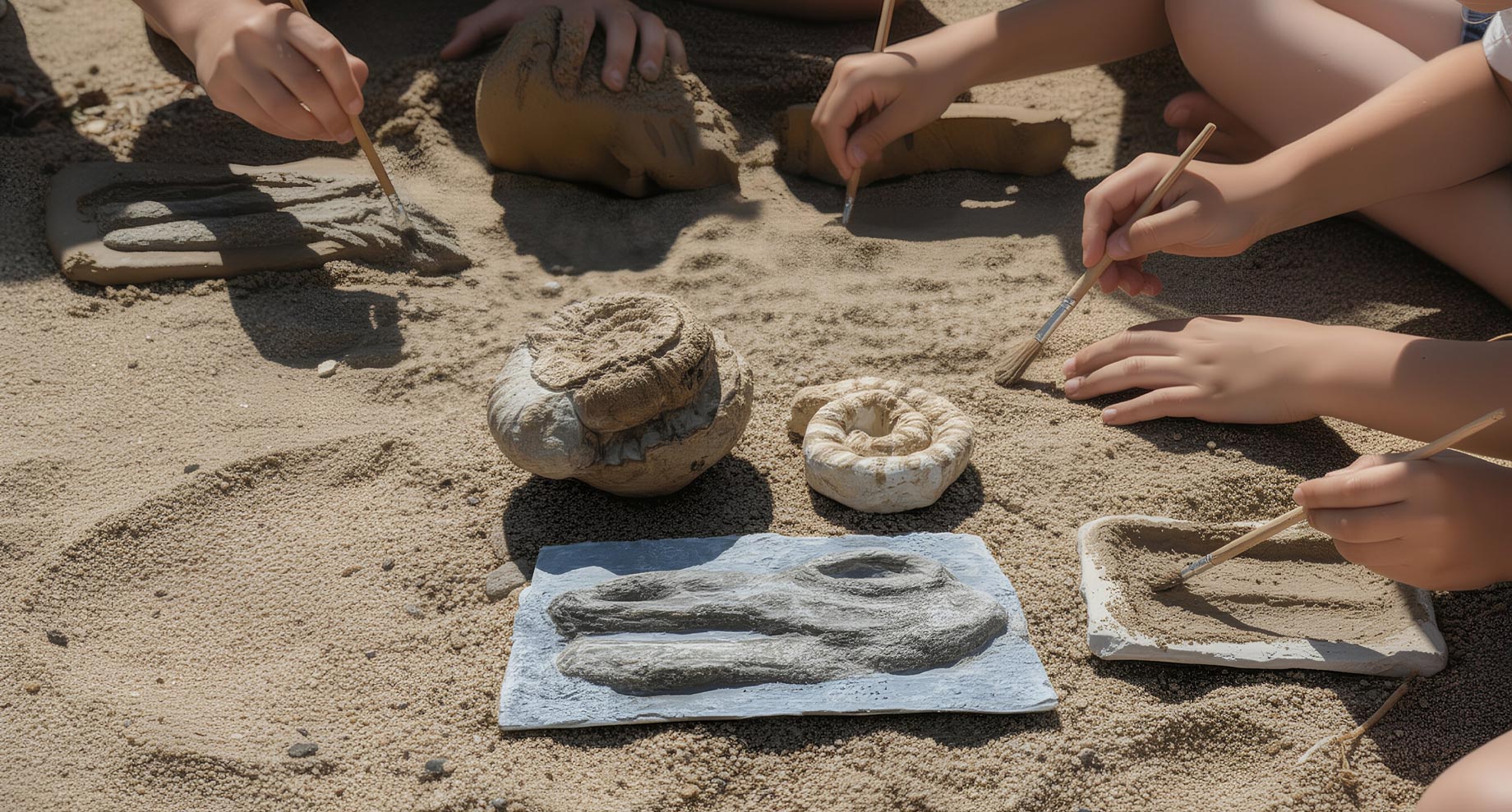 Kids Fossil Making