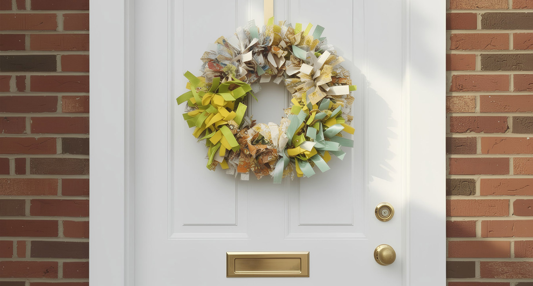 Spring Rag Wreath