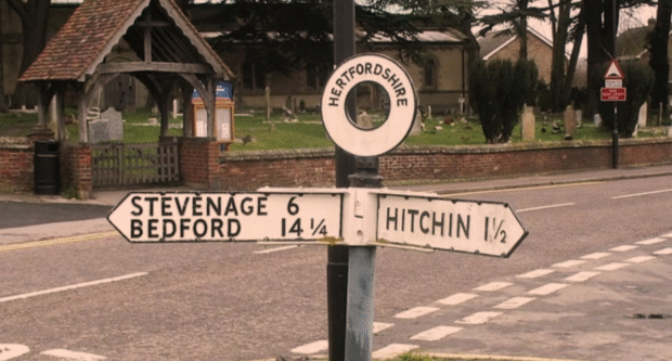 Etymology, North Herts, local history