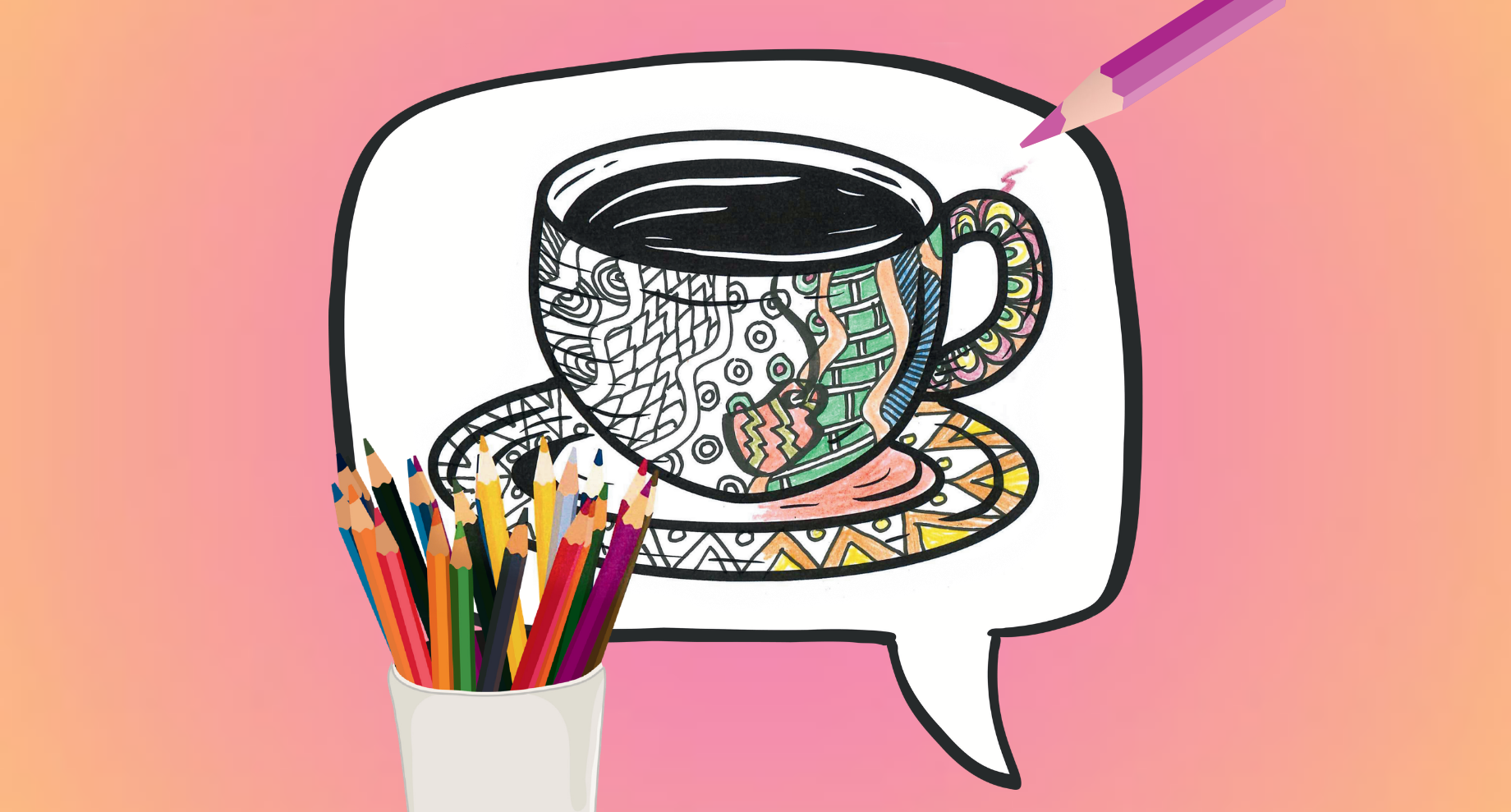 Colour And Chat free mindfulness session adults Hitchin
