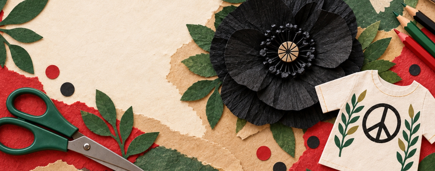 remembrance day kids craft session hitchin