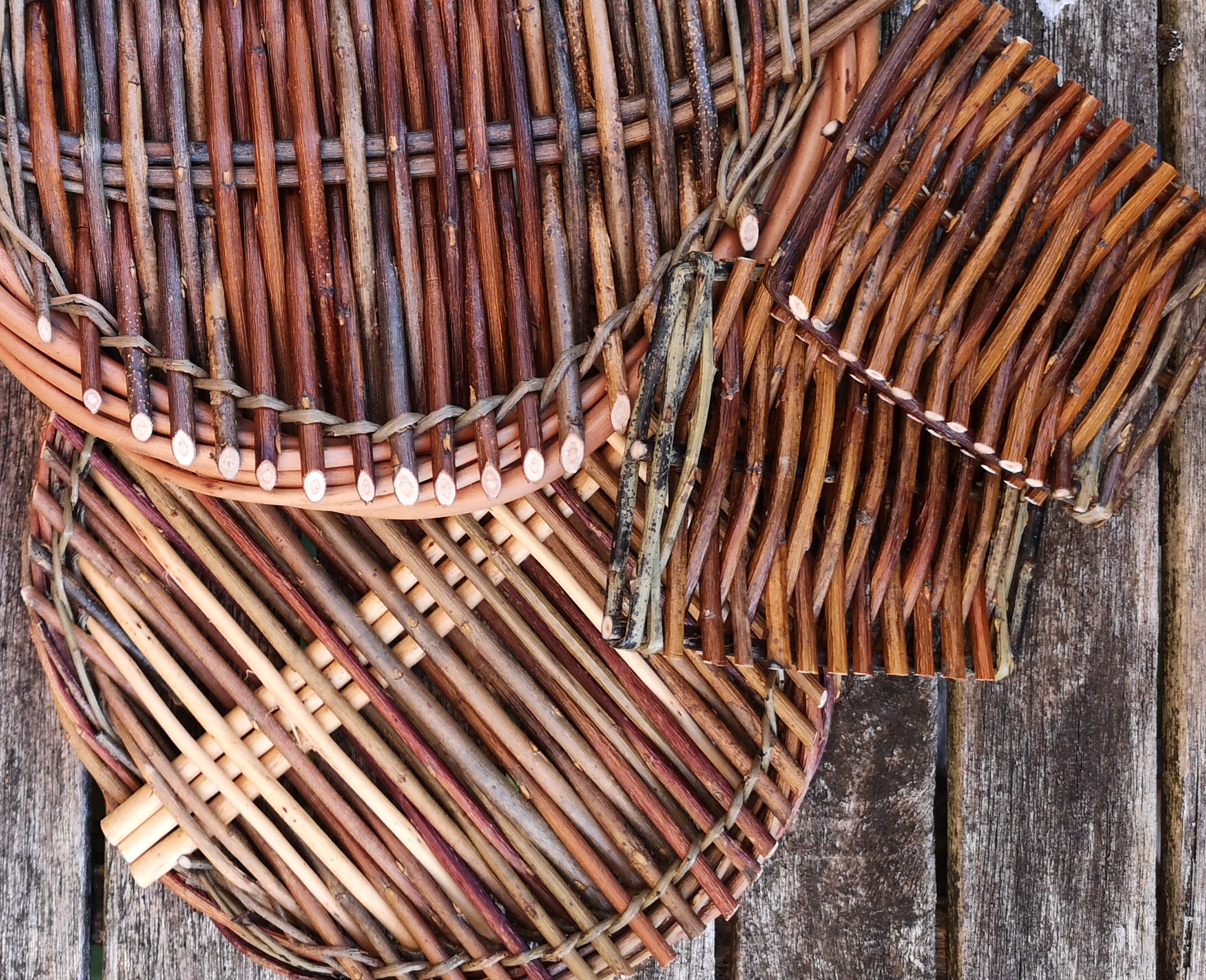 Willow trivets - Willow Weaving Workshop