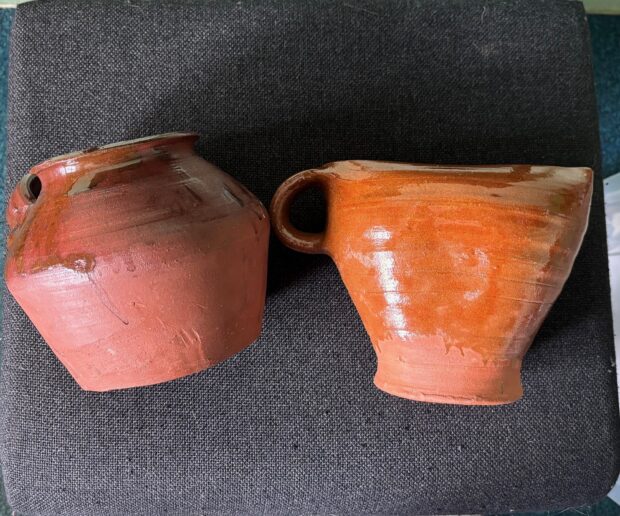 Medieval ceramic urine pots