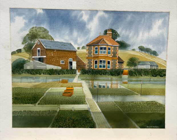 'Nine Wells Watercress Farm' by Ronald Maddox