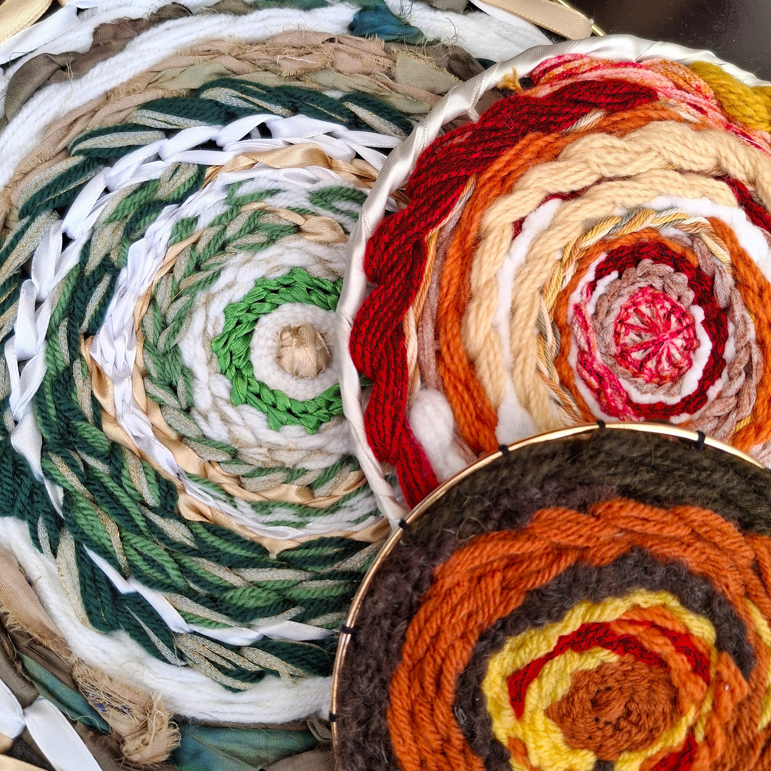 Lucy Sugden Circle Weaving Tapestry Workshop Hitchin