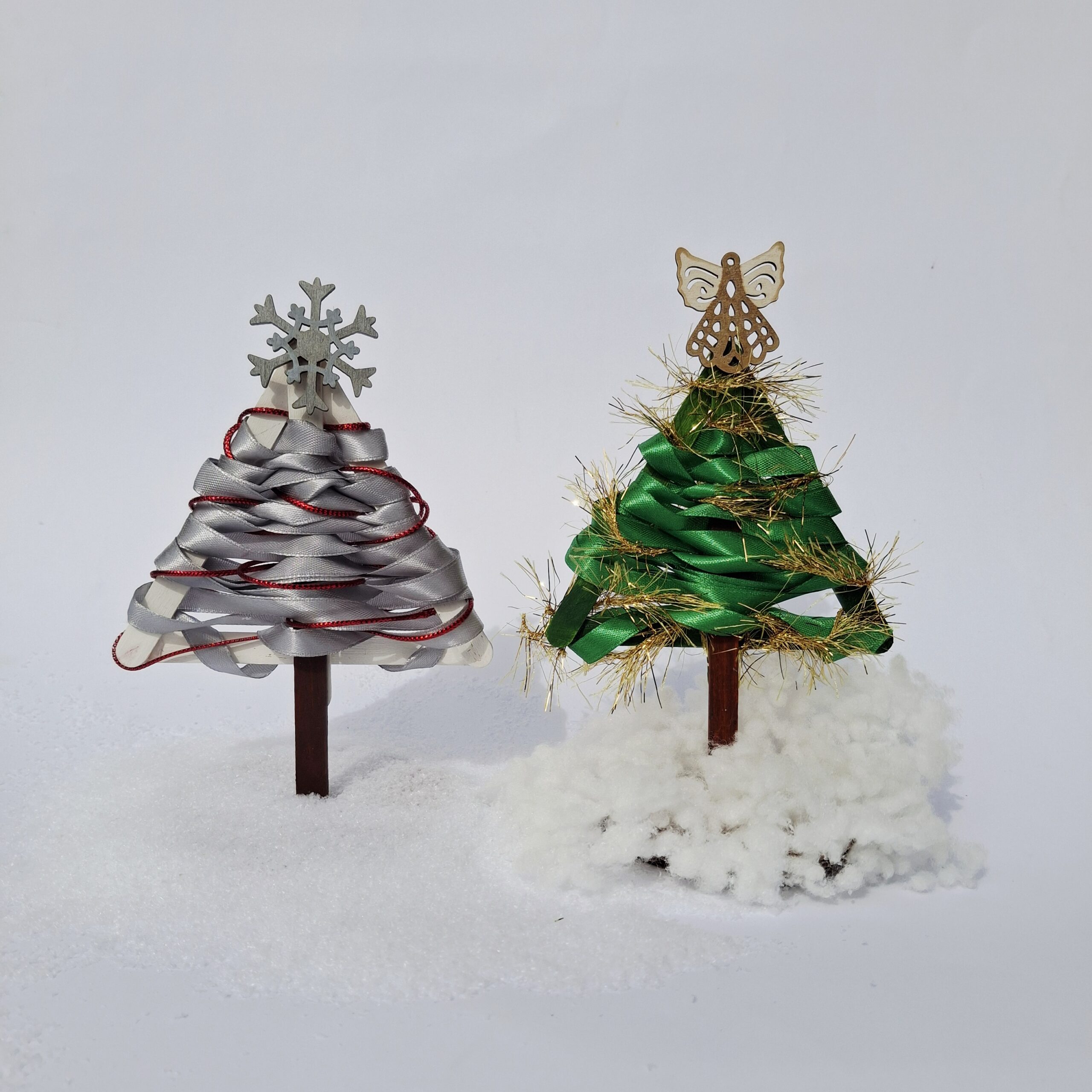 Festive Tree Decorations - Kids Weaving Workshop Hitchin Herts